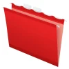 Pendaflex Ready-Tab Reinforced Hanging File Folder, 5-Tab, Letter Size, Red, 25/Box (42623)