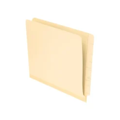 Pendaflex Reinforced End-Tab File Folders, Straight-Cut Tab, Letter Size, Manila, 100/Box (11035)