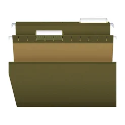 Pendaflex Reinforced Hanging File Folders, Legal Size, Standard Green, 25/Box (PFX 4153 1/3)