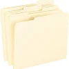 Pendaflex Smart Shield Recycled File Folder, 1/3-Cut Tab, Letter Size, Manila, 100/Box (62702)