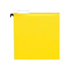 Pendaflex SureHook Reinforced Hanging File Folders, 5-Tab, Letter Size, Yellow, 20/Box (PFX 6152 1/5 YEL)