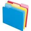 Pendaflex® Write & Erase File Folders, Assorted, Letter-size, 12/Pk