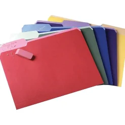 Pendaflex Write And Erase File Folders, 3-Tab, Letter Size, Assorted Colors, 30/Pack (84370)