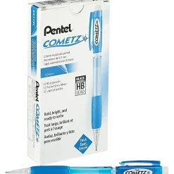 Pentel Cometz Mechanical Pencil, 0.9mm, #2 Medium Lead, Dozen (AX119C)