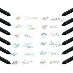 Pentel EnerGel Kuro Retractable Gel Pens, Medium Point, Assorted Colors Inks, 12/Pack (BL437R1BP12M)