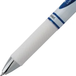 Pentel EnerGel Retractable Gel Pen, Medium Point, Blue Ink, Dozen (BLN77PW-C)