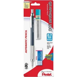 Pentel Graph Gear 500 Mechanical Pencil, 0.7mm, #2 Medium Lead (PG527LEBP)