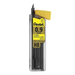 Pentel Lead Refill, 0.9mm, 30/Leads, Dozen (PENC29HB-12)