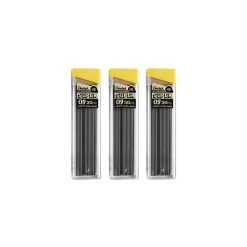 Pentel Super Hi-Polymer Lead Refill, 0.9mm, 30/Leads, 3/Pack (C29BPHB3)