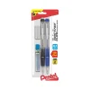 Pentel Twist-Erase CLiCK Mechanical Pencils, No. 2 Assorted Lead, 2/Pack (PD277TLEBP2)