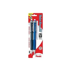 Pentel Twist-Erase III Mechanical Pencil, 0.5mm, #2 Medium Lead, 2/Pack (QE515BP2-K6)