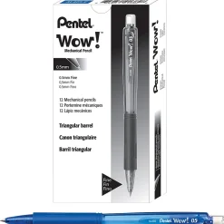Pentel Wow! Mechanical Pencil, 0.5mm, #2 Medium Lead, Dozen (AL405C)