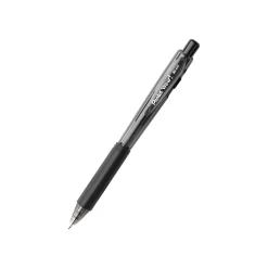 Pentel WOW! Retractable Ballpoint Pens, Medium Point, Black Ink, Dozen (BK440-A)