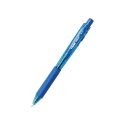 Pentel WOW! Retractable Ballpoint Pens, Medium Point, Blue Ink, 12/Pack (BK440-C)