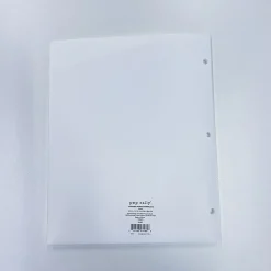 Pep Rally 3-Hole Punched 2-Pocket Presentation Folder, White (61480)