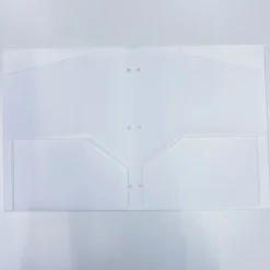 Pep Rally 3-Hole Punched 2-Pocket Presentation Folder, White (61480)