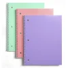 Pep Rally 1-Subject Notebooks, 8" x 10.5", College Ruled, 70 Sheets, Assorted Colors (58554M)