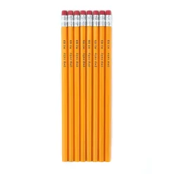 Pep Rally Wooden Pencil, 2.1mm, #2 Medium Lead, 8/Pack (59803-US)