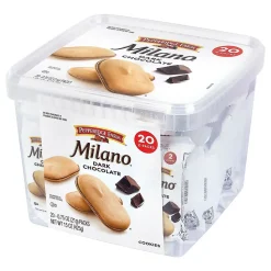 Pepperidge Farm Double Dark Chocolate Milano Cookies, 0.75 oz, 20/Pack (220-02248)