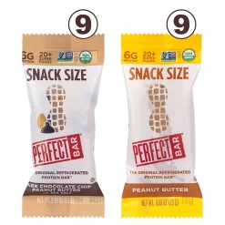 Perfect Bar Protein Bar, Peanut Butter and Chocolate Chip, 0.88 oz, 18/Pack (220-02413)