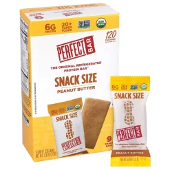 Perfect Bar Protein Bar, Peanut Butter and Chocolate Chip, 0.88 oz, 18/Pack (220-02413)