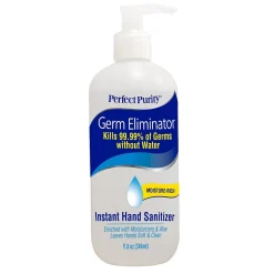 Perfect Purity Antibacterial Gel Hand Sanitizer Pump, 11.8 oz, 12/Carton (20312CT)