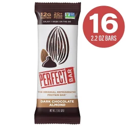 Perfect Snacks Gluten Free Dark Chocolate Almond Protein Bar, 2.2 oz., 16 Bars/Box (307-00246)