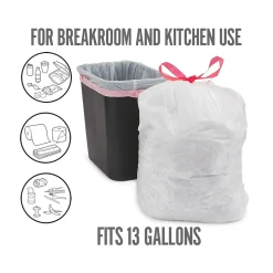 Perk™ 13 Gallon Kitchen Trash Bag, 28