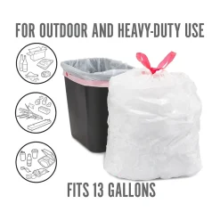 Perk™ 13 Gallon Scented Kitchen Trash Bag, 28