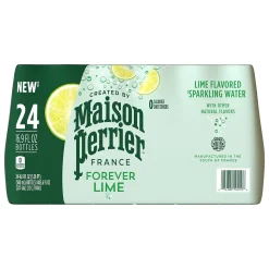 Perrier Lime Flavored Sparking Mineral Water, 16.9 Fl oz., 24/Carton (12283034)