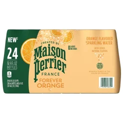 Perrier Orange Flavored Sparkling Mineral Water, 16.9 oz., 24/Carton (12242377)