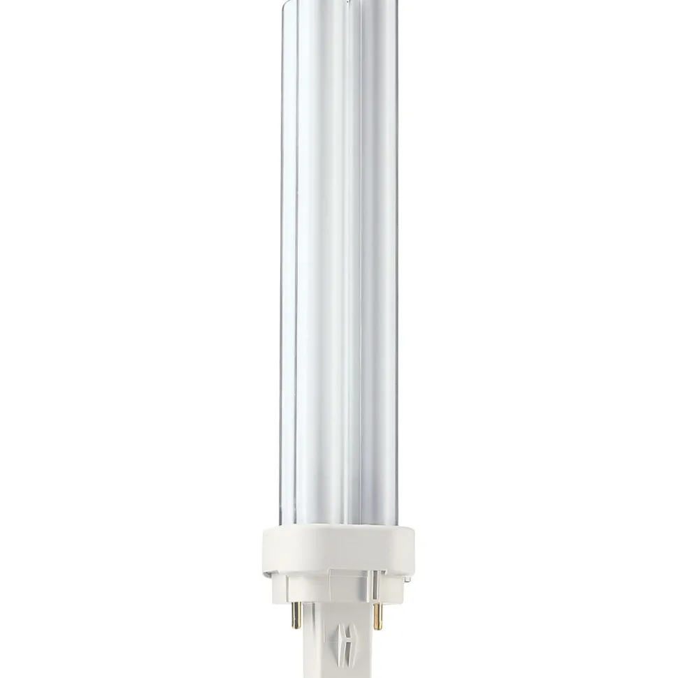 Philips Compact Fluorescent PL-C Lamp, 26 Watts, 2-Pin, Neutral White, 10PK