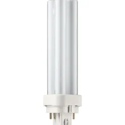 Philips Compact Fluorescent PL-C Lamp, 13 Watts, 4-Pin, Neutral White, 10PK