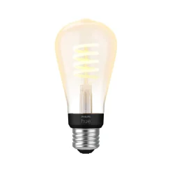 Philips Hue Ambiance Light Bulb, ST19 2100K-4500K 7W E26 (563585)