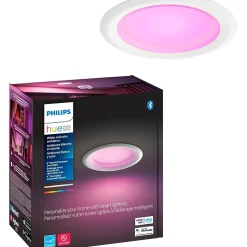 Philips Hue 62W Equivalent E26 LED Smart Downlight, Cool White, 4/Pack (578419)
