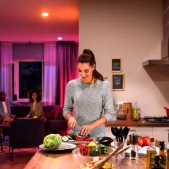 Philips Hue 62W Equivalent E26 LED Smart Downlight, Cool White, 4/Pack (578419)