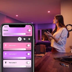 Philips Hue 85W Equivalent E26 LED Smart Bulb, White And Color Ambiance, 2/Pack (578096)