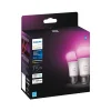 Philips Hue White Light Bulb, A21 16 Million Colors 10.5W E26, 2/Pack (563361)