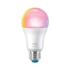 Philips WiZ 60W Equivalent A19 LED Smart Bulb, White, 2/Pack (603639)