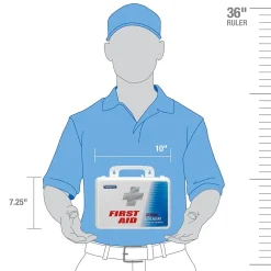 PhysiciansCare 135 pc. First Aid Kit, 25 People, White (60002)