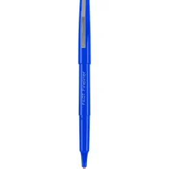 Pilot Fineliner Marker Pens, Fine Point, Blue Ink, Dozen (11014)