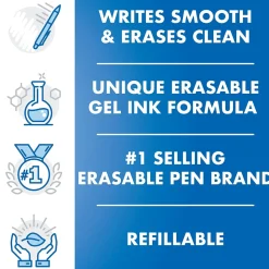 Pilot FriXion Ball Clicker Erasable Gel Pens, Extra Fine Point, Assorted Ink, 7/Pack (32509)