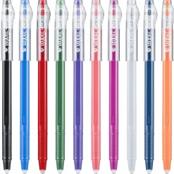 Pilot FriXion Ball ColorSticks Erasable Gel Pens, Fine Point, 0.7mm, Assorted Ink, 10/Pack (32454)
