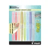 Pilot FriXion Light Pastel Erasable Highlighters, Chisel Tip, Assorted Colors, 8/Pack (FXLS8002)