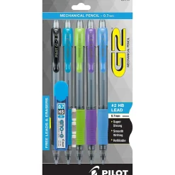 Pilot G2 Mechanical Pencil, 0.7mm, #2 Hard Lead, 5/Pack (31776)