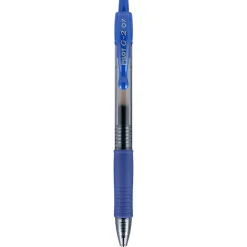 Pilot G2 Retractable Gel Pens, Fine Point, 0.7mm, Blue Ink, 36/Pack (84066)
