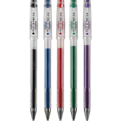 Pilot G-Tec-C Gel Pens, Ultra Fine Point, Assorted Ink, 5/Pack (35480)