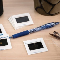 Pilot Precise Gel BeGreen Retractable Gel Pens, Fine Point, Red Ink, Dozen (15003)