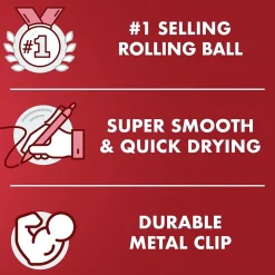 Pilot Precise V7 Rollerball Pens, Fine Point, Black Ink, Dozen (35346)