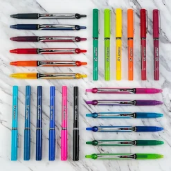 Pilot Precise V5 Rollerball Pens, Extra Fine Point, 0.5mm, Black Ink, 5/Pack (26010)